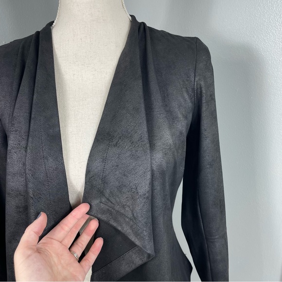 Cynthia Rowley || Faux Suede Drapey Blazer Size S - Picture 2 of 7